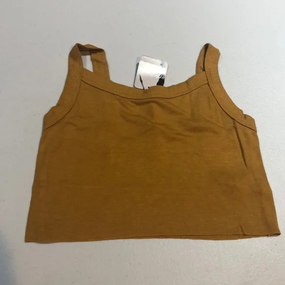 Free People Mustard Tank Top - Picture 4 of 6